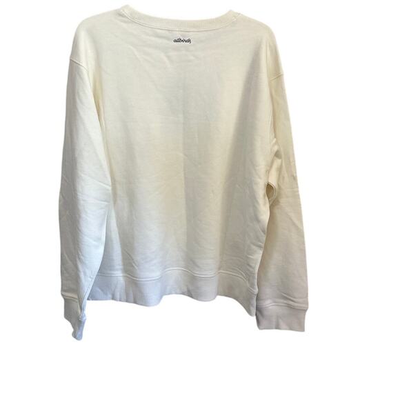 ALLBIRDS R&R Organic Cotton Blend Crewneck Sweatshirt Size XXXL Natural White - Picture 2 of 4